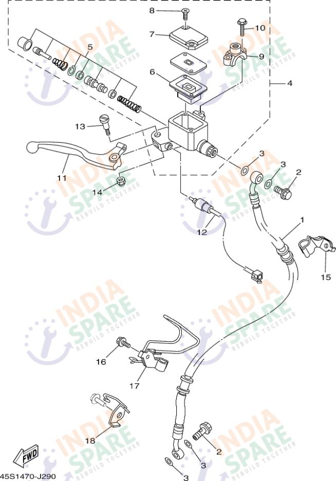 FRONT MASTER CYLINDER
